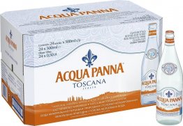 Природная вода «Аква Панна» (Acqua Panna) негазированная, стекло 0,5 литра
