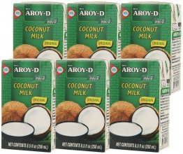 Кокосовое молоко Aroy-d  70% жирность 17-19%, 250 мл