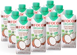 Кокосовый молочный напиток напиток FOCO без сахара, tetra pak, 0.33 литра