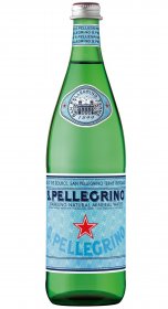 Минеральная природная питьевая столовая вода S. Pellegrino, стекло 0,75 литра