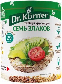 Хлебцы Dr.Krner "Семь злаков", 100 гр