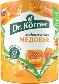 Хлебцы Dr.Körner "Злаковый коктейль" медовые, 100 гр