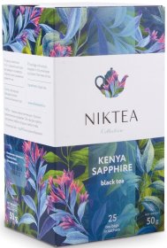 Чай черный NIKTEA "Кения Сапфир", 25*2 г