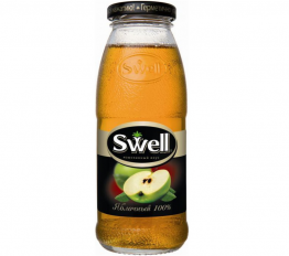 Сок Swell «Яблочный», стекло 0,25 литра