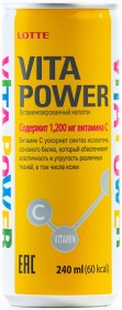 Напиток витаминизированный Lotte "Vita Power", 0,24 л