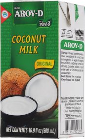Кокосовое молоко Aroy-d  70% жирность 17-19%, 500 мл