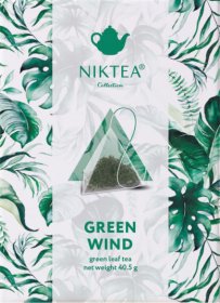 Чай зеленый NIKTEA "Зеленый Ветер", 15*2,7 г