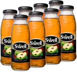 Сок Swell «Яблочный», стекло 0,25 литра