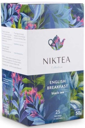 Чай черный NIKTEA "Английский завтрак", 25*2 г