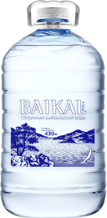 Глубинная байкальская вода BAIKAL430, ПЭТ 5 литров