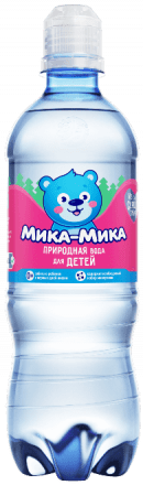 Природная вода для детей «Мика-Мика», ПЭТ 0,5 литра